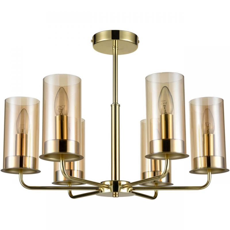 Люстра Honnor Chandelier gold Золотой Янтарь (Amber) Люстра Honnor Chandelier gold Золотой Янтарь (Amber) во Владивостоке | Loft Concept