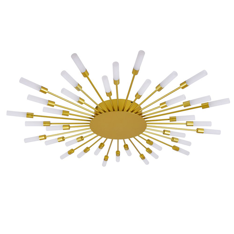 Потолочный светильник Aiden Ceiling Lamp 36 Золотой Белый Потолочный светильник Aiden Ceiling Lamp 36 Золотой Белый во Владивостоке | Loft Concept