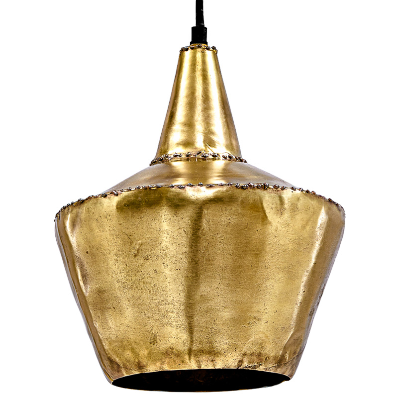 Подвесной светильник Rough Gold Pendant Винтажное глянцевое золото с состаренным эффектом Подвесной светильник Rough Gold Pendant Винтажное глянцевое золото с состаренным эффектом во Владивостоке | Loft Concept