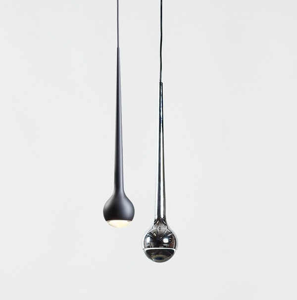 Подвесной светильник Falling Up Pendant Light Черный Хром Подвесной светильник Falling Up Pendant Light Черный Хром во Владивостоке | Loft Concept
