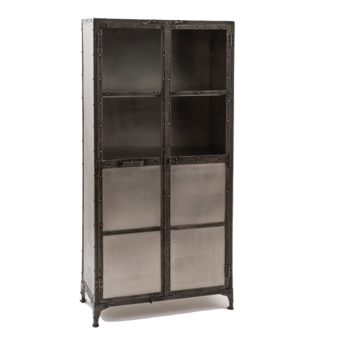 Буфет Industrial Steampunk Nickel Cabinet Буфет Industrial Steampunk Nickel Cabinet во Владивостоке | Loft Concept