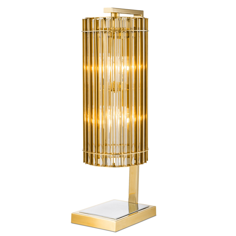 Настольная лампа Eichholtz Table Lamp Pimlico Gold Глянцевое золото Никель Золотой Шампань Настольная лампа Eichholtz Table Lamp Pimlico Gold Глянцевое золото Никель Золотой Шампань во Владивостоке | Loft Concept
