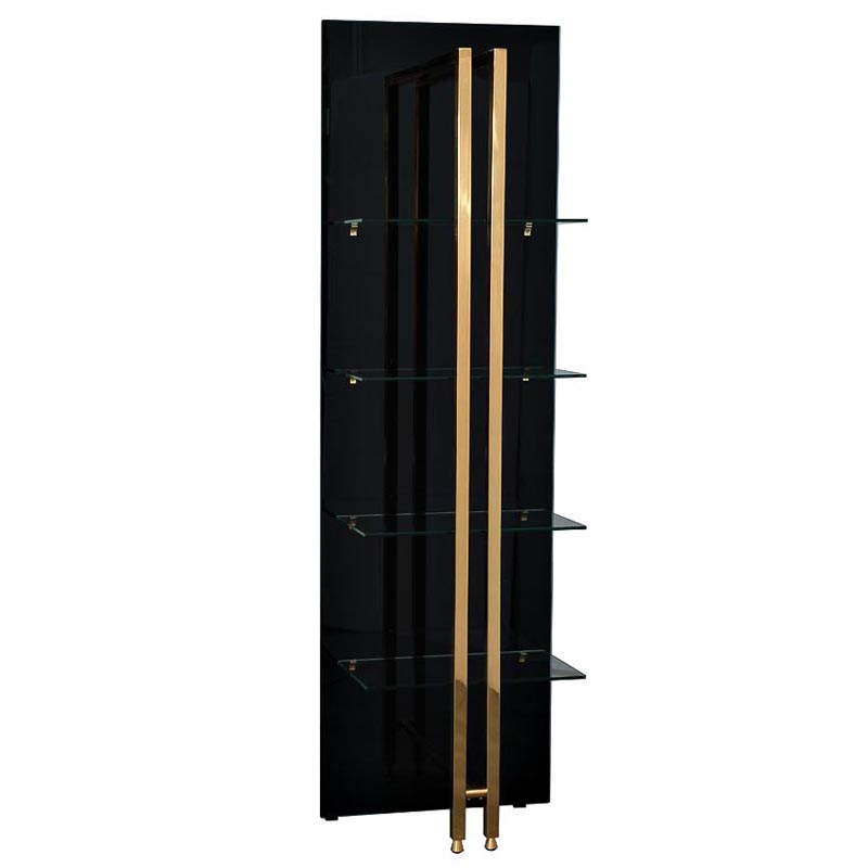 Стеллаж Manley Rack Черный Глянцевое золото Стеллаж Manley Rack Черный Глянцевое золото во Владивостоке | Loft Concept