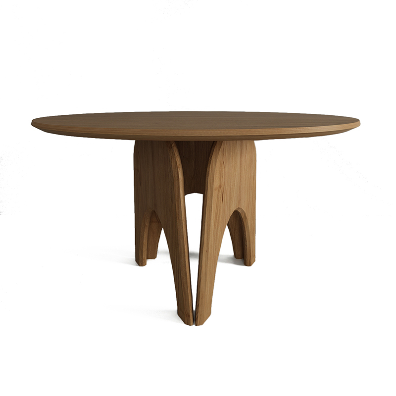 Обеденный круглый стол из дерева Pelican Dinner Table Древесина Обеденный круглый стол из дерева Pelican Dinner Table Древесина во Владивостоке | Loft Concept