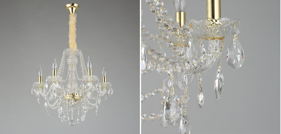 Хрустальная Люстра Tears Золотая  - Loft-Concept во Владивостоке