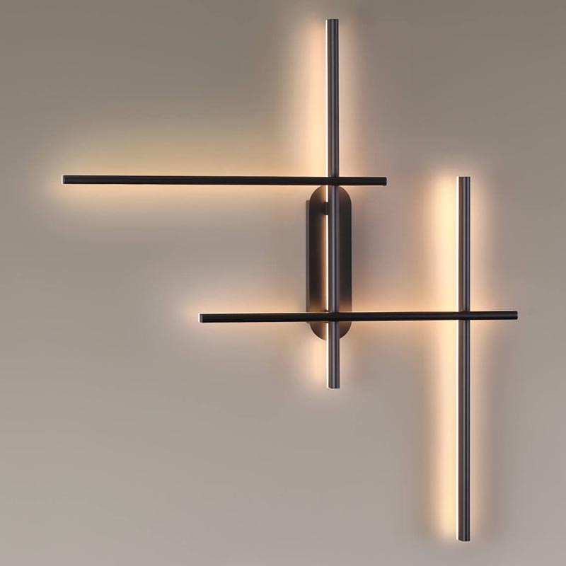 Бра Rolf Four Black Lines Черный Бра Rolf Four Black Lines Черный во Владивостоке | Loft Concept