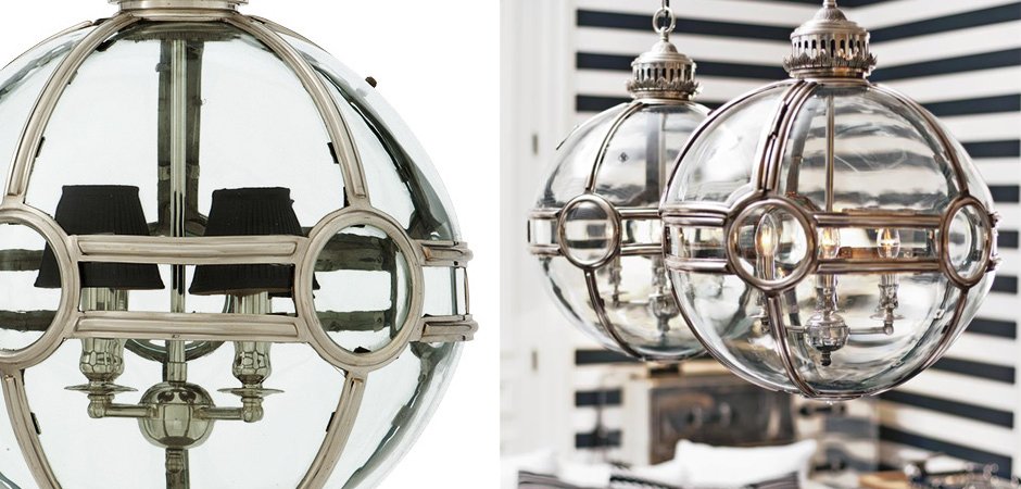Люстра Lantern Hagerty Antique Silver - Loft-Concept во Владивостоке