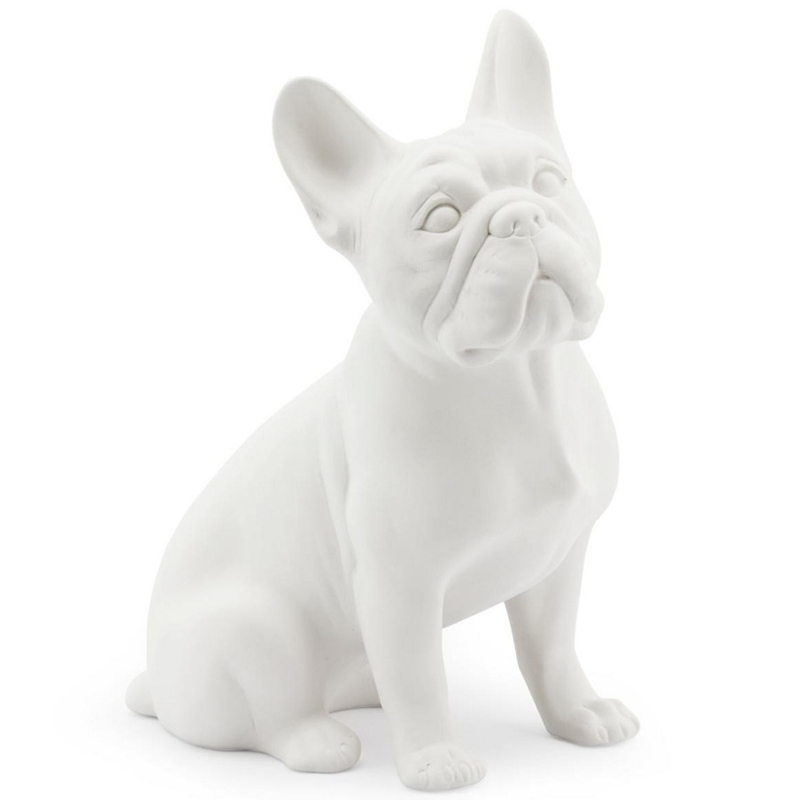 Статуэтка Abhika French Bulldog White Белый Статуэтка Abhika French Bulldog White Белый во Владивостоке | Loft Concept