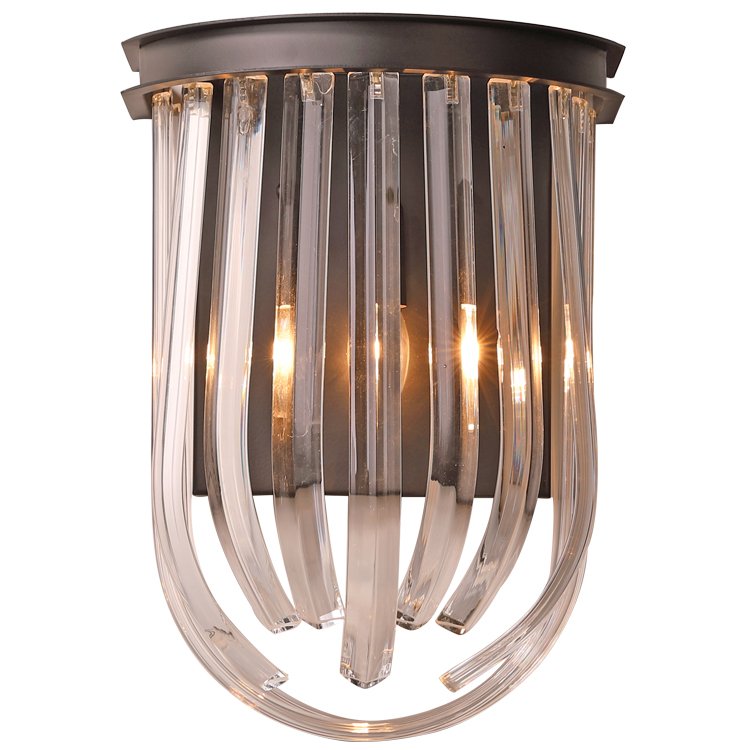 Бра RETRO FROZEN GLASS wall Lamp Черный Бра RETRO FROZEN GLASS wall Lamp Черный во Владивостоке | Loft Concept