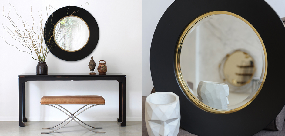 Зеркало Black Circle Mirror Зеркало Black Circle Mirror - Loft-Concept во Владивостоке