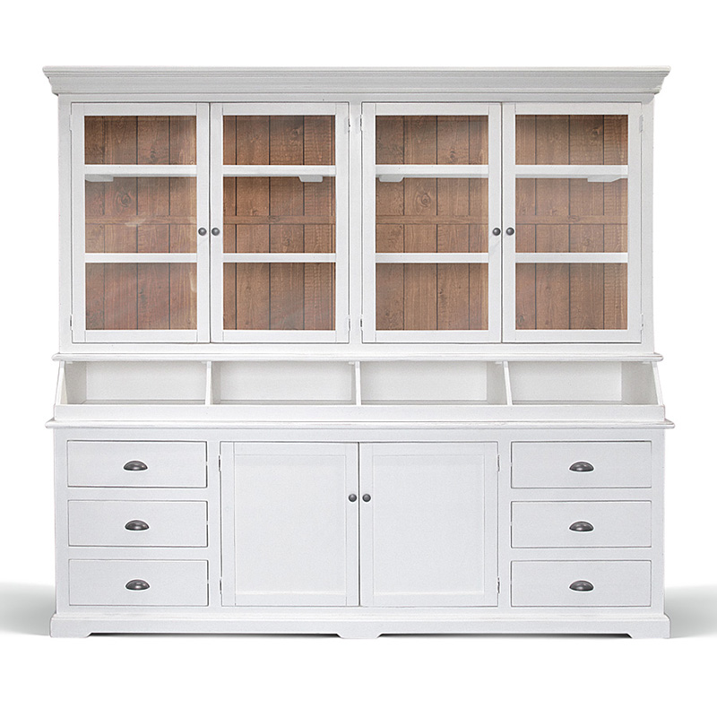 Шкаф Ruggerio Provence HARMONIE Glass Door big Белый Шкаф Ruggerio Provence HARMONIE Glass Door big Белый во Владивостоке | Loft Concept