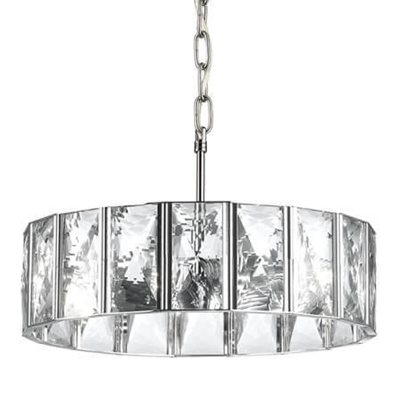 Люстра Tiers Crystal Light Chandelier Round Хром Прозрачный (Transparent) Люстра Tiers Crystal Light Chandelier Round Хром Прозрачный (Transparent) во Владивостоке | Loft Concept