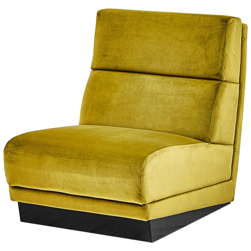 Кресло Berkeley Chair Mustard Горчичный Черный Кресло Berkeley Chair Mustard Горчичный Черный во Владивостоке | Loft Concept