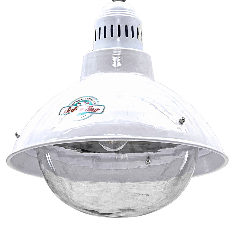 Подвесной светильник Visor Loft White Pendant Белый Прозрачный Подвесной светильник Visor Loft White Pendant Белый Прозрачный во Владивостоке | Loft Concept