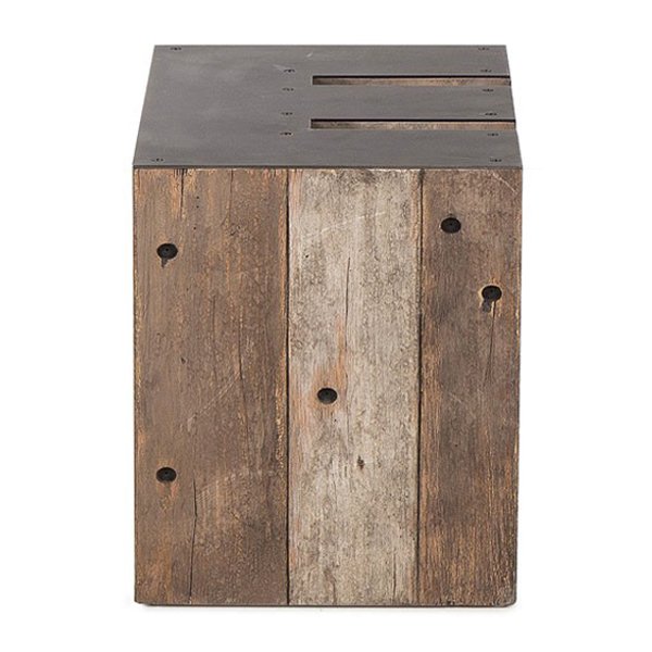 Столик Wooden Alphabet E Side Table Коричневый Графит Столик Wooden Alphabet E Side Table Коричневый Графит во Владивостоке | Loft Concept