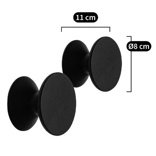 Комплект из 2-х круглых деревянных настенных крючков Bert Wall Hanger Комплект из 2-х круглых деревянных настенных крючков Bert Wall Hanger во Владивостоке