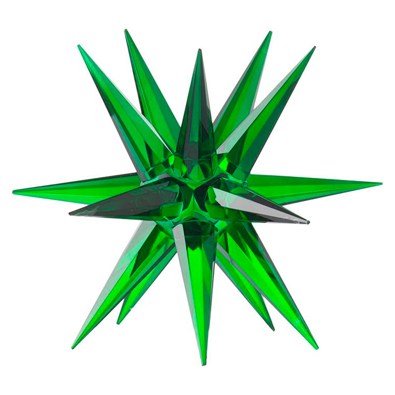 Статуэтка стеклянная зеленая звезда Green Star Зеленый Статуэтка стеклянная зеленая звезда Green Star Зеленый во Владивостоке | Loft Concept