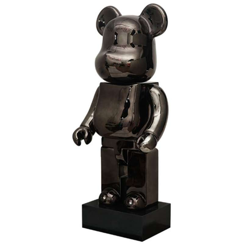 Статуэтка Bearbrick Black on stand Черный Статуэтка Bearbrick Black on stand Черный во Владивостоке | Loft Concept