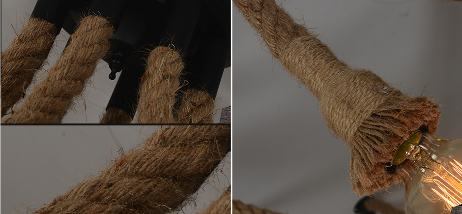 Подвесной светильник Rope Octopus Подвесной светильник Rope Octopus - Loft-Concept во Владивостоке