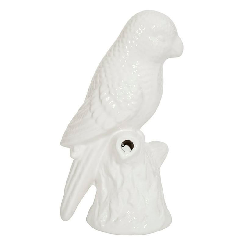 Фигурка керамика белый попугай Small Parrot Белый Фигурка керамика белый попугай Small Parrot Белый во Владивостоке | Loft Concept
