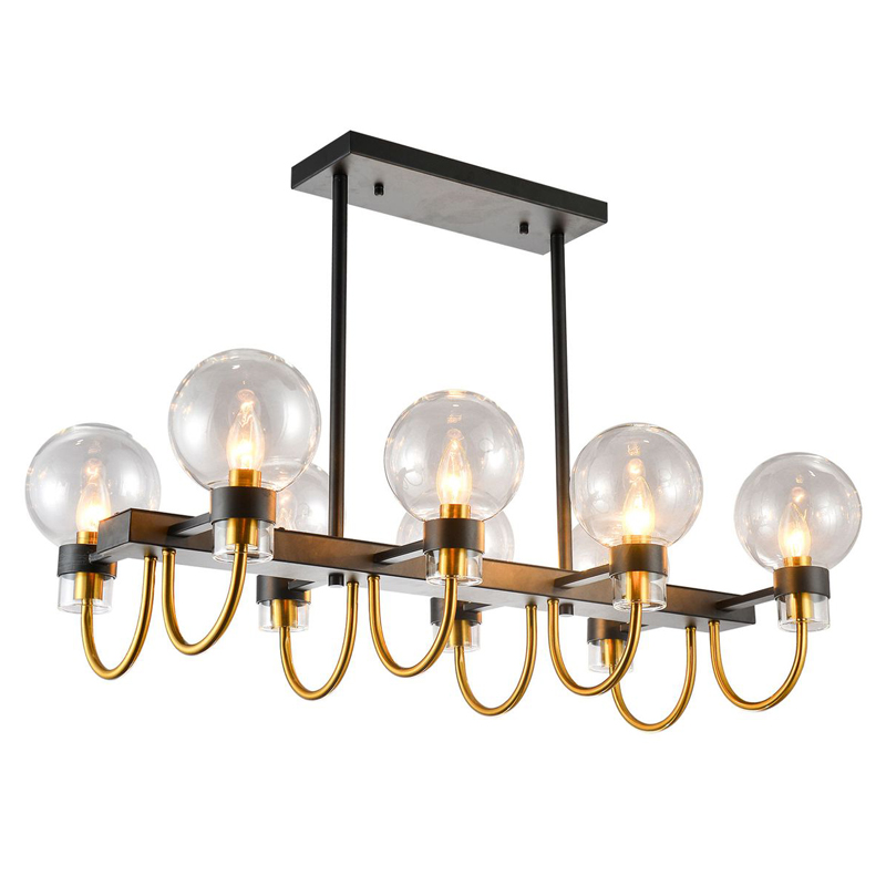 Люстра Votrom Chandelier Черный Прозрачный (Transparent) Бронза Люстра Votrom Chandelier Черный Прозрачный (Transparent) Бронза во Владивостоке | Loft Concept