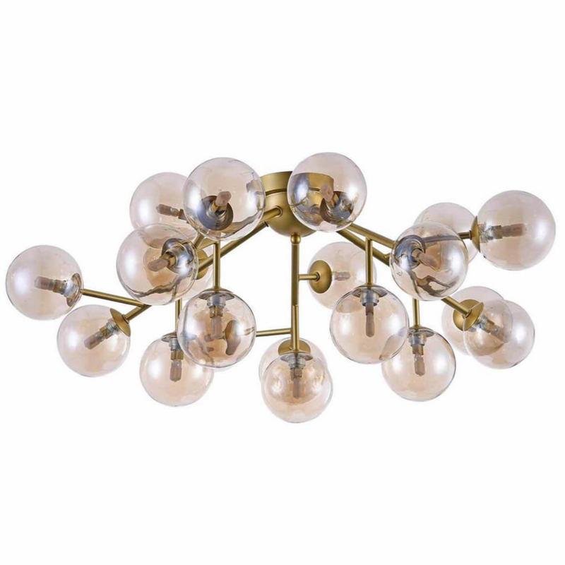 Потолочный Светильник Berries Chandelier Amber 75 матовое золото Янтарь (Amber) Потолочный Светильник Berries Chandelier Amber 75 матовое золото Янтарь (Amber) во Владивостоке | Loft Concept