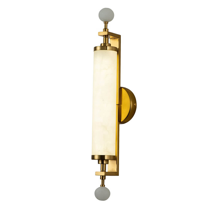 Бра Chantel Marble Wall Lamp S Латунь Белый Бра Chantel Marble Wall Lamp S Латунь Белый во Владивостоке | Loft Concept