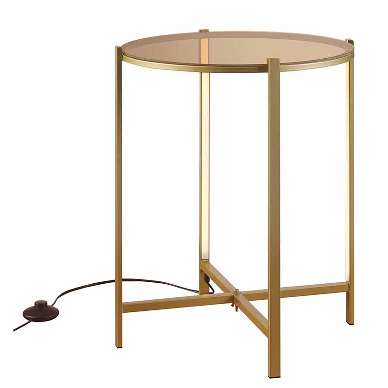 Приставной стол Galia Side Table Bronze LED Бронза Приставной стол Galia Side Table Bronze LED Бронза во Владивостоке | Loft Concept
