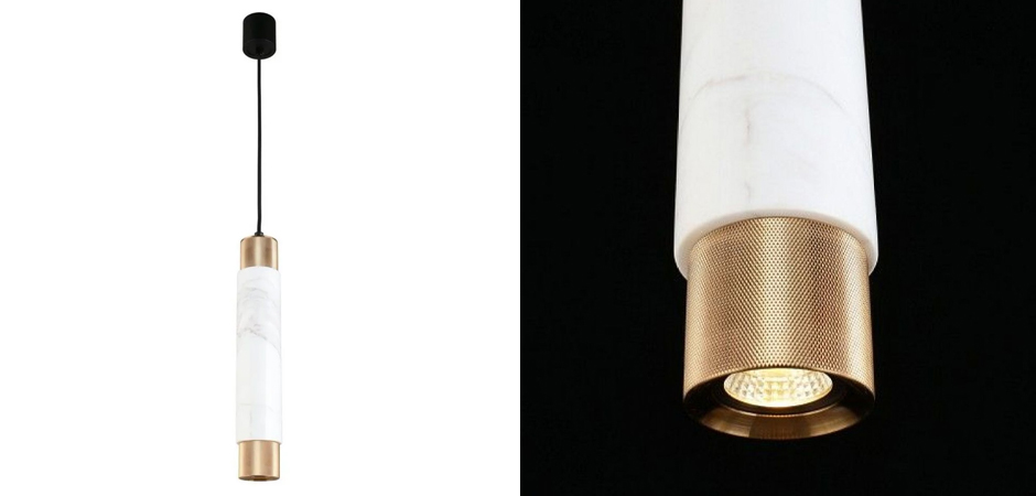 Подвесной светильник Cocktail Tube Бронзовый Подвесной светильник Cocktail Tube Бронзовый - Loft-Concept во Владивостоке