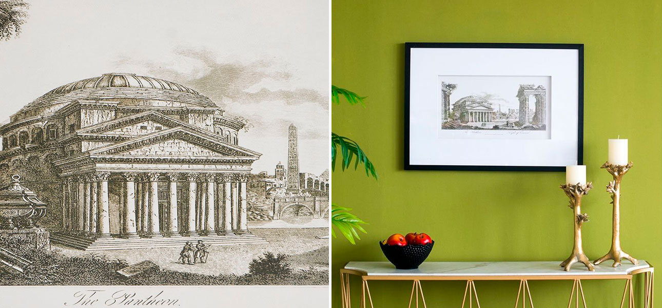 Картина с изображением архитектурных строений Roman paintings - фото №2