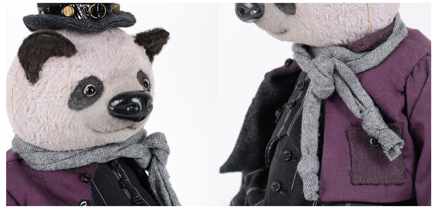 Кукла Панда авторская работа Ирины Прониной  - фото