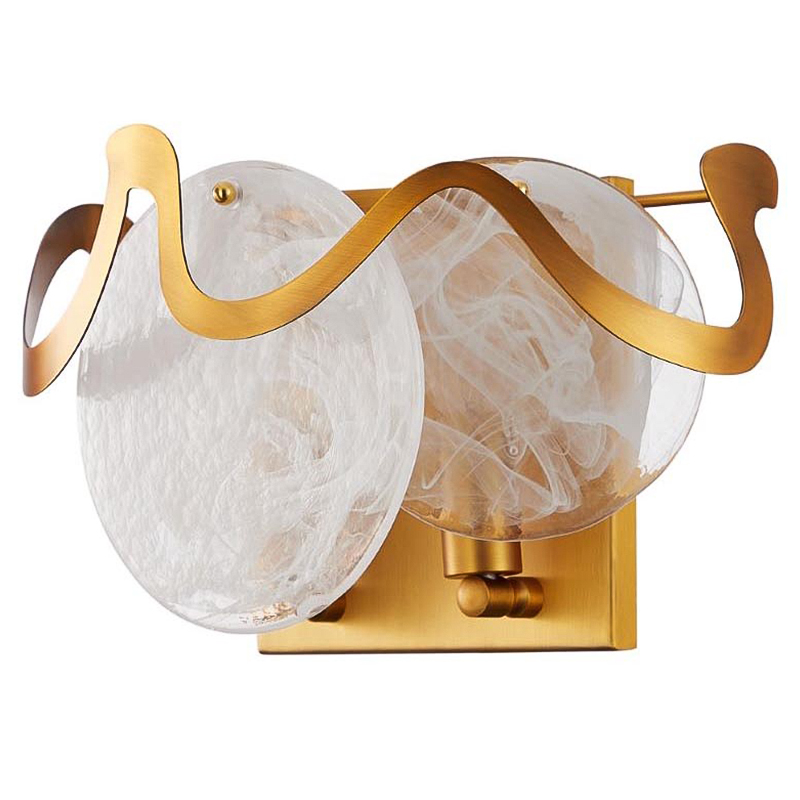 Бра Darden Wall Lamp Бронза Белый Бра Darden Wall Lamp Бронза Белый во Владивостоке | Loft Concept