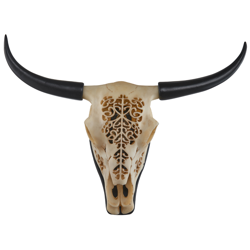 Бра Bull Skull Sconce ivory ( слоновая кость ) Черный Бра Bull Skull Sconce ivory ( слоновая кость ) Черный во Владивостоке | Loft Concept