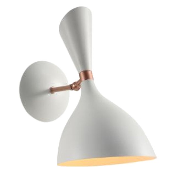 Бра Duke wall lamp White Белый Латунь во Владивостоке | Loft Concept 