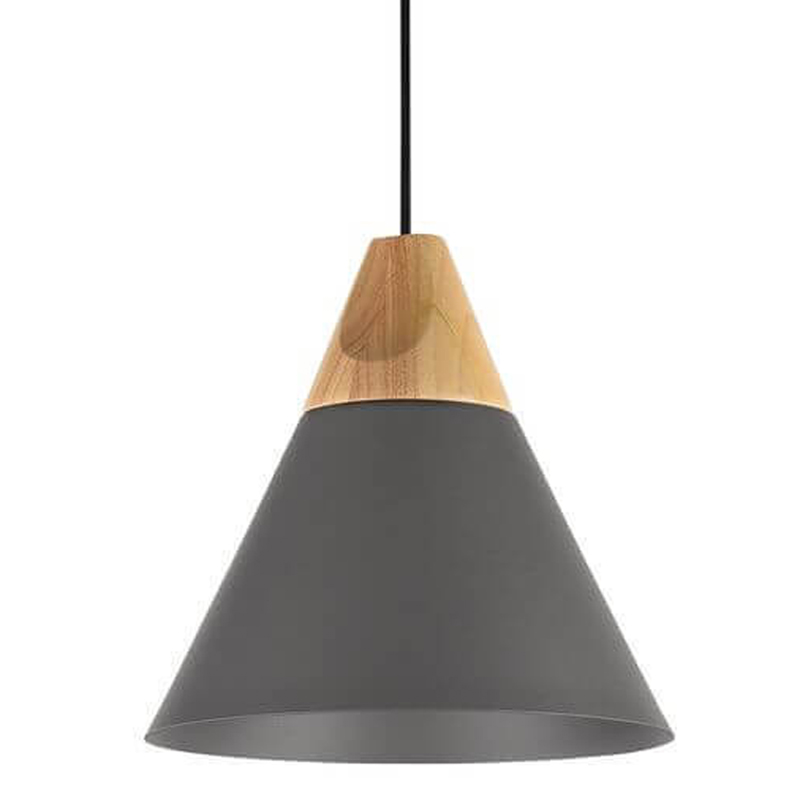 Подвесной светильник Opaque Light grey 22 Серый Коричневый Подвесной светильник Opaque Light grey 22 Серый Коричневый во Владивостоке | Loft Concept