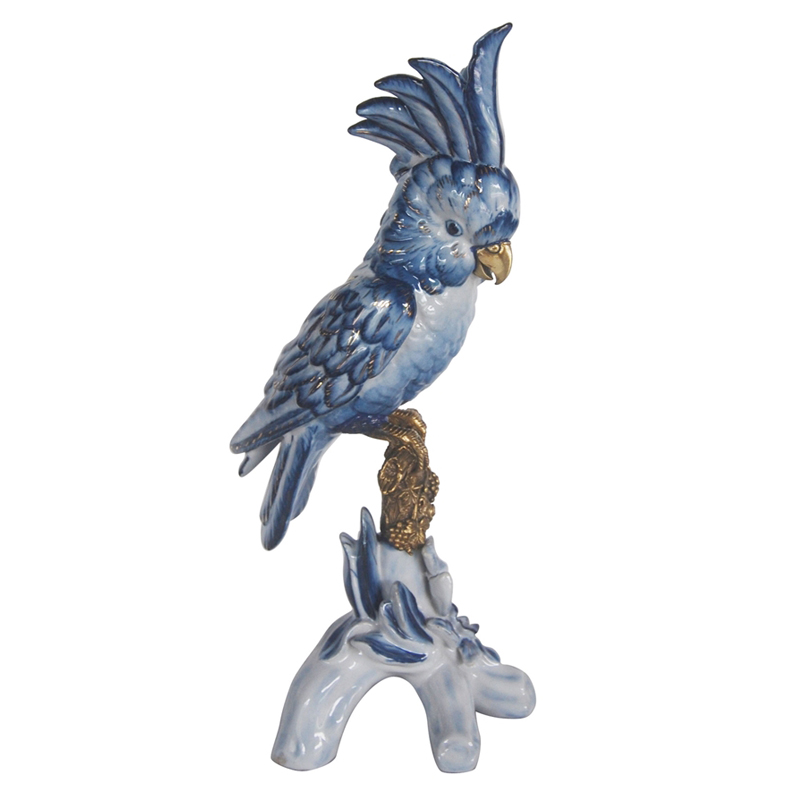 Статуэтка Blue Parrot Синий Бронза Статуэтка Blue Parrot Синий Бронза во Владивостоке | Loft Concept
