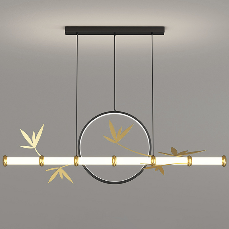 Линейный Светильник в Японском стиле Бамбук Japanese Style Linear Bamboo Lamp Черный Золотой Белый Линейный Светильник в Японском стиле Бамбук Japanese Style Linear Bamboo Lamp Черный Золотой Белый во Владивостоке | Loft Concept