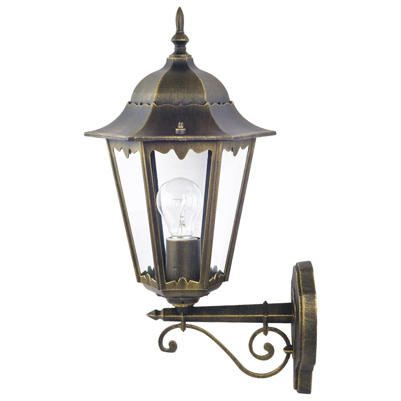 Уличный светильник Leclerc sconce Винтажный черный Прозрачное Стекло Уличный светильник Leclerc sconce Винтажный черный Прозрачное Стекло во Владивостоке | Loft Concept