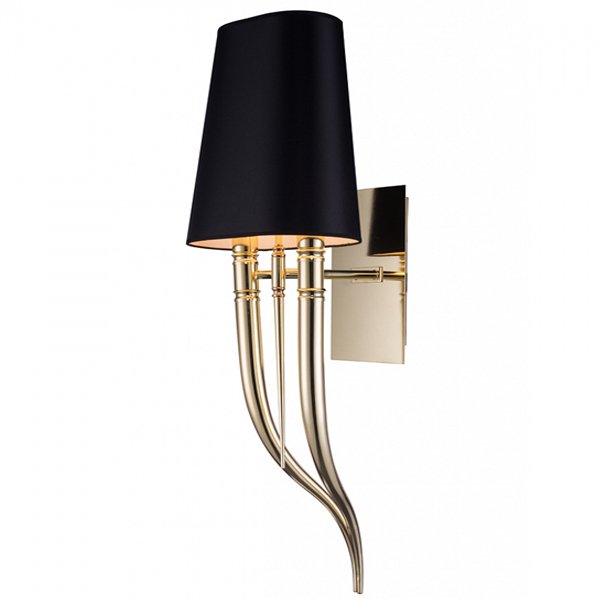 Бра Crystal Light Brunilde Ipe Cavalli Gold Золотой Черный Белый Бра Crystal Light Brunilde Ipe Cavalli Gold Золотой Черный Белый во Владивостоке | Loft Concept