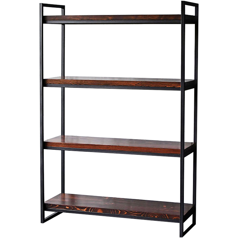 Стеллаж Alton Industrial Metal Rust Rack Черный Коричневый Стеллаж Alton Industrial Metal Rust Rack Черный Коричневый во Владивостоке | Loft Concept
