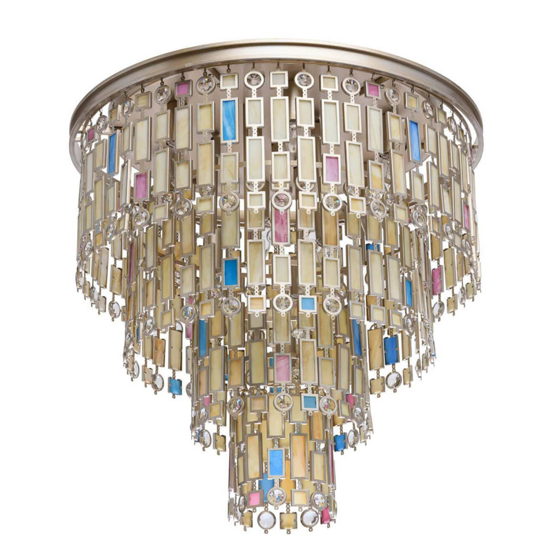 Потолочный светильник Cascade Chandelier 61 Золотой Мульти Потолочный светильник Cascade Chandelier 61 Золотой Мульти во Владивостоке | Loft Concept