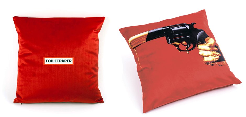 Подушка Seletti Cushion Revolver Toiletpaper Подушка Seletti Cushion Revolver Toiletpaper - Loft-Concept во Владивостоке