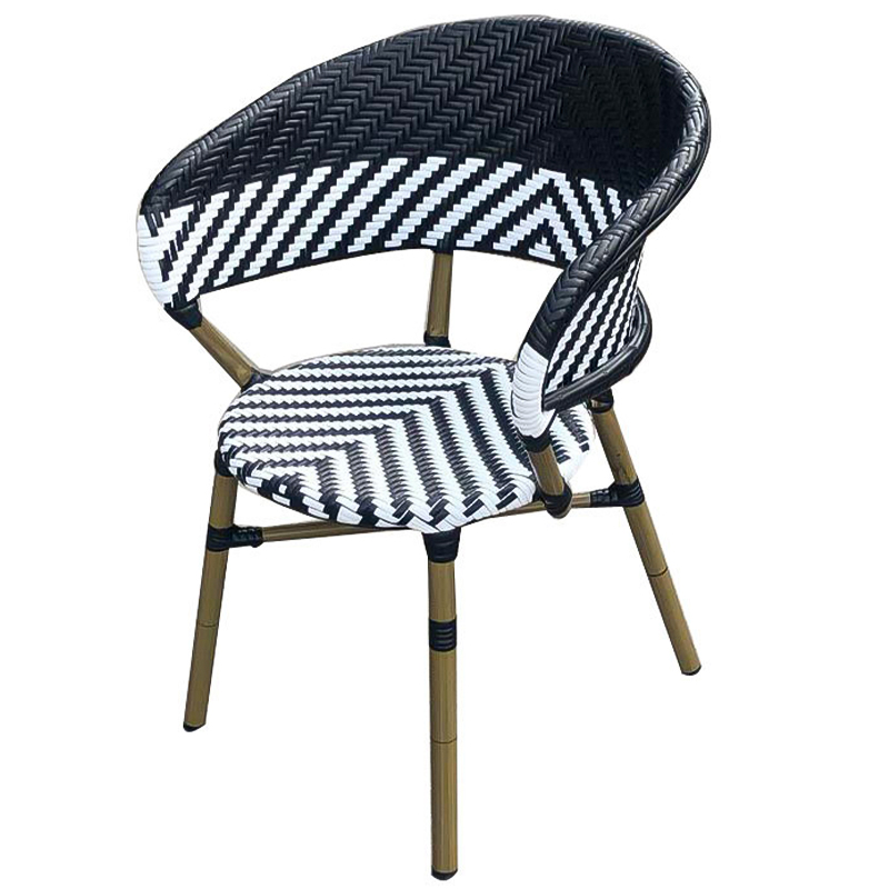 Стул ротанг Wicker Renard Rattan Chair Черно-белый Древесина Стул ротанг Wicker Renard Rattan Chair Черно-белый Древесина во Владивостоке | Loft Concept