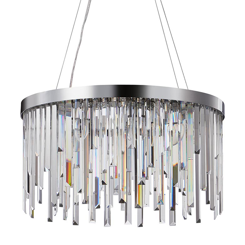 Люстра Bennett Chandelier chrome 60 Хром Прозрачный Люстра Bennett Chandelier chrome 60 Хром Прозрачный во Владивостоке | Loft Concept