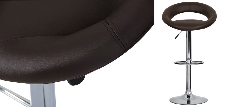 Барный стул Ring Dark Brown Барный стул Ring Dark Brown - Loft-Concept во Владивостоке
