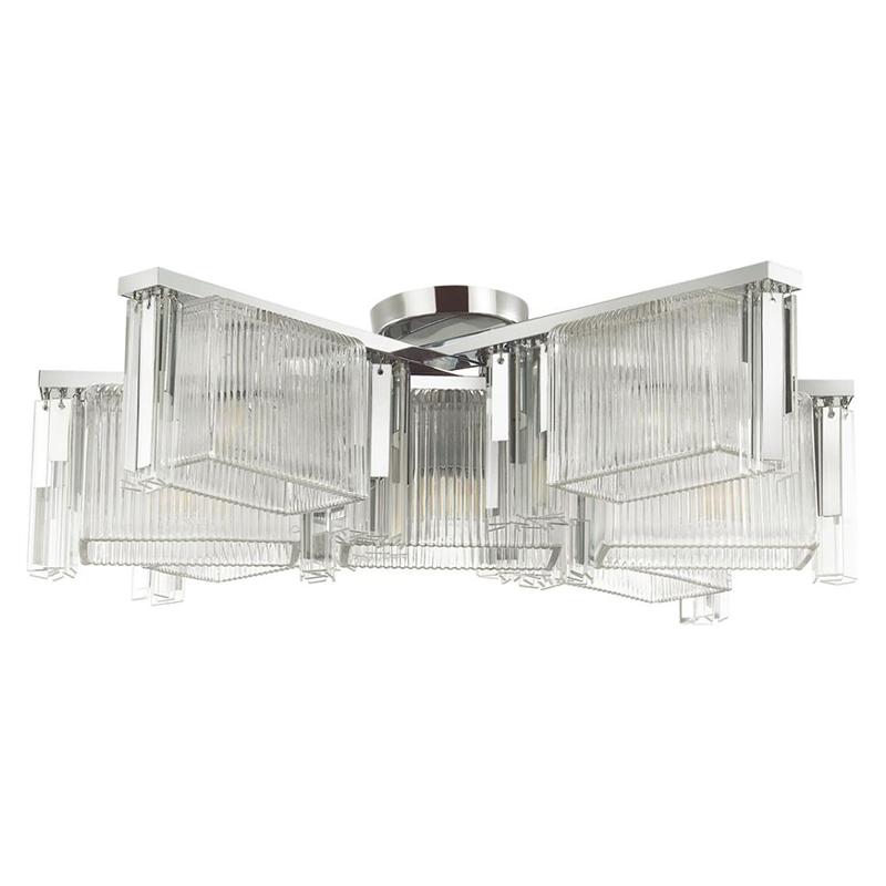 Люстра Madelen Chrome Chandelier 7 Хром Прозрачный (Transparent) Люстра Madelen Chrome Chandelier 7 Хром Прозрачный (Transparent) во Владивостоке | Loft Concept