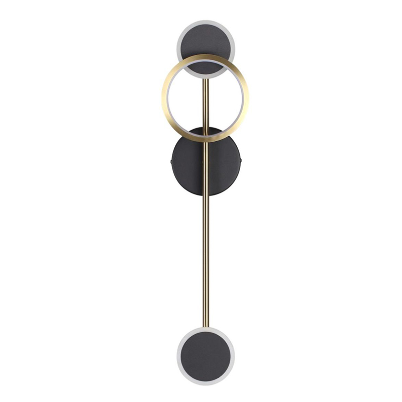 Бра Bendik Gold Ring Wall lamp A Золотой Черный во Владивостоке | Loft Concept 