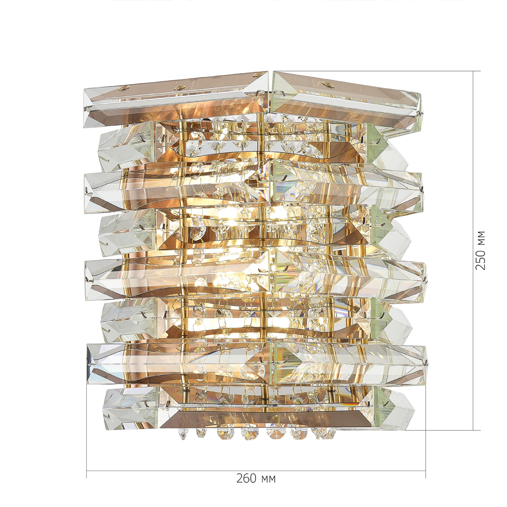 Бра в классическом хрустальном обрамлении Light Garland во Владивостоке