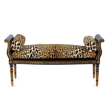 Оттоманка Attina Leopard Bench Мульти Оттоманка Attina Leopard Bench Мульти во Владивостоке | Loft Concept