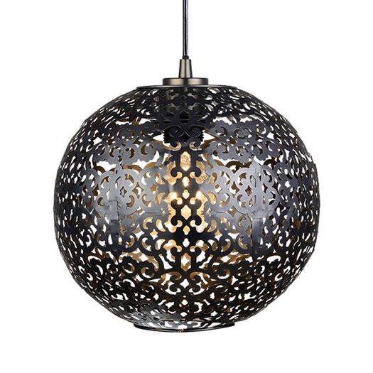 Подвесной светильник Oriental patterns Pendant Black Черный во Владивостоке | Loft Concept 